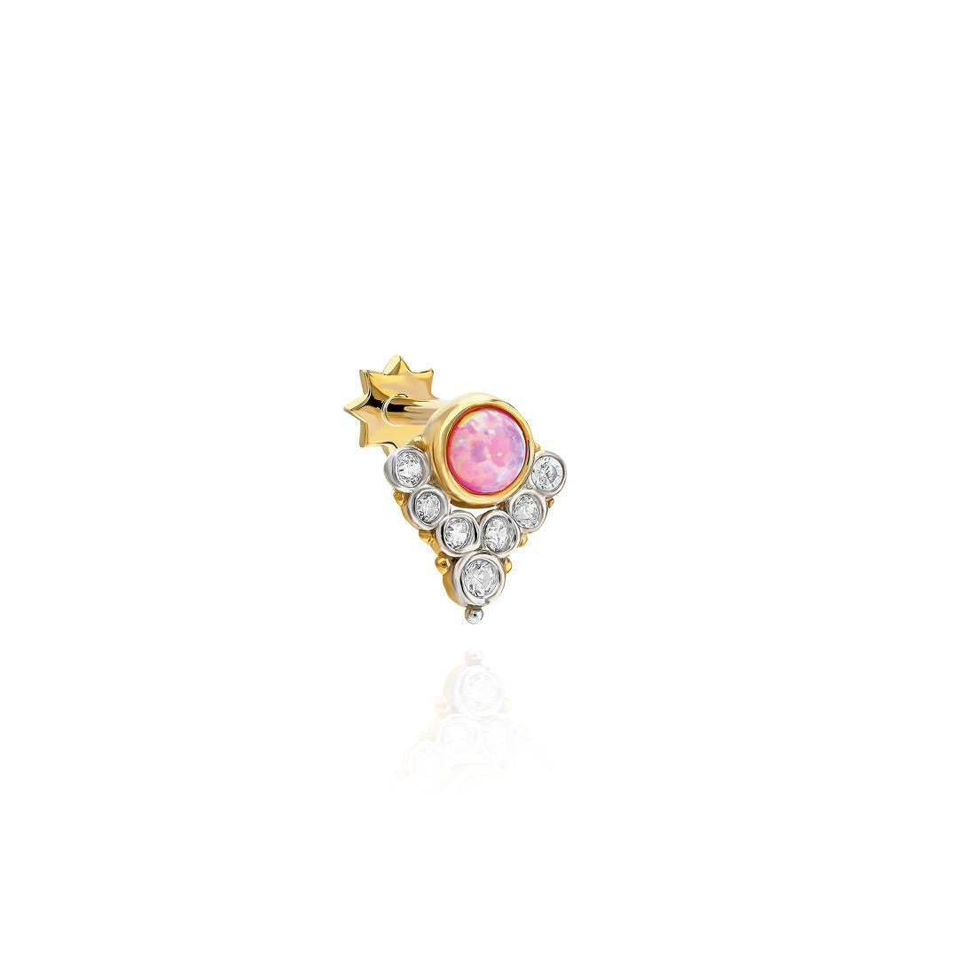 925 ayar gümüş gold piercing